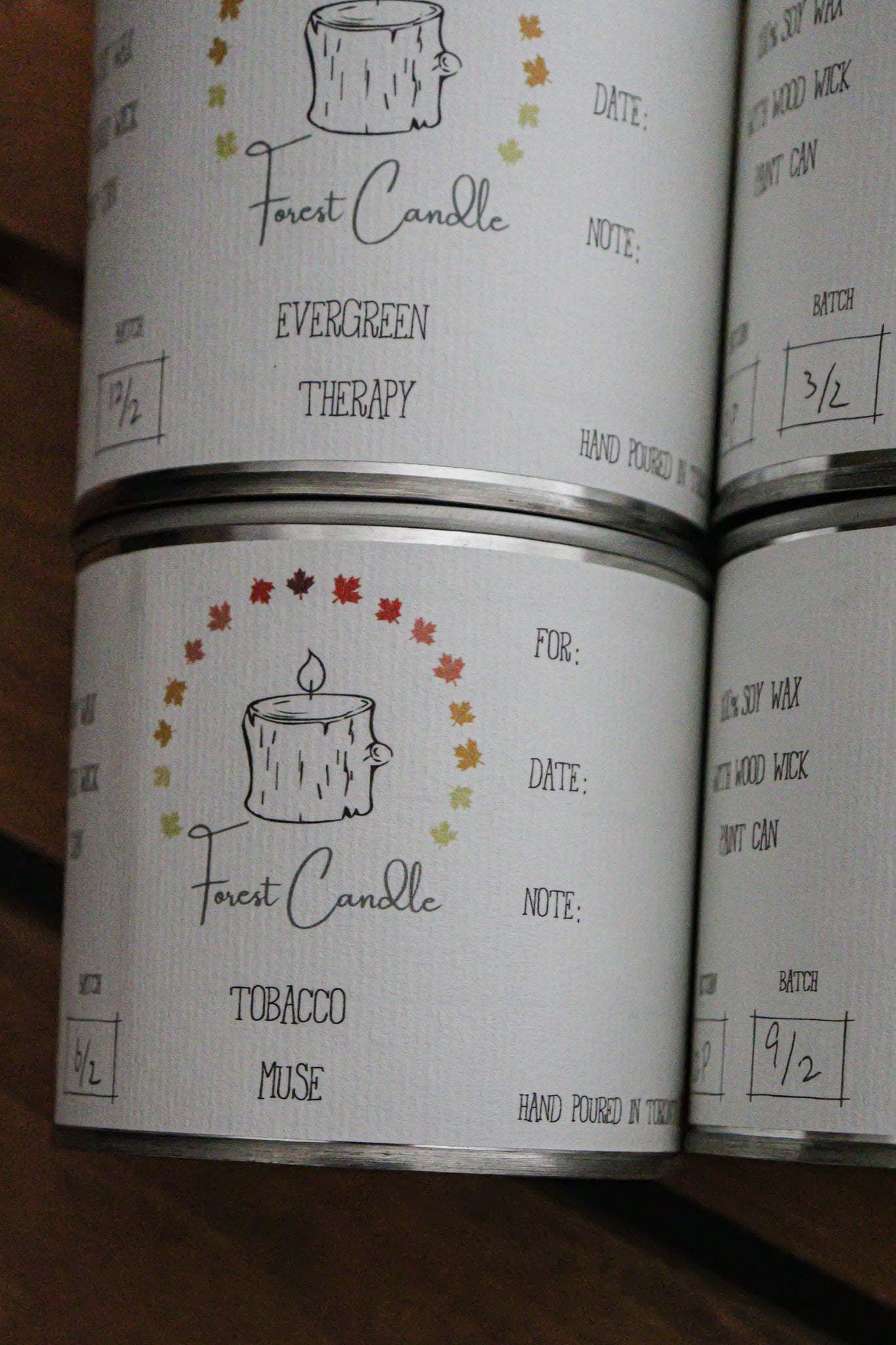 Eureka Discovery Set of 4 Candles Forest Candle