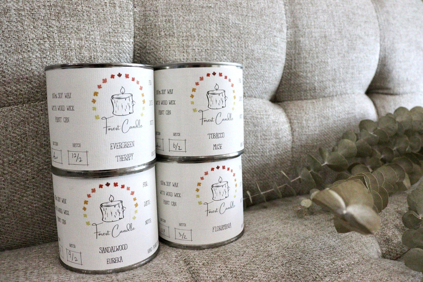 Eureka Discovery Set of 4 Candles Forest Candle